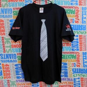 Get Smart Movie Promo T Shirt Size L Steve Carrell 2008 Tie Graphic Bud Logo